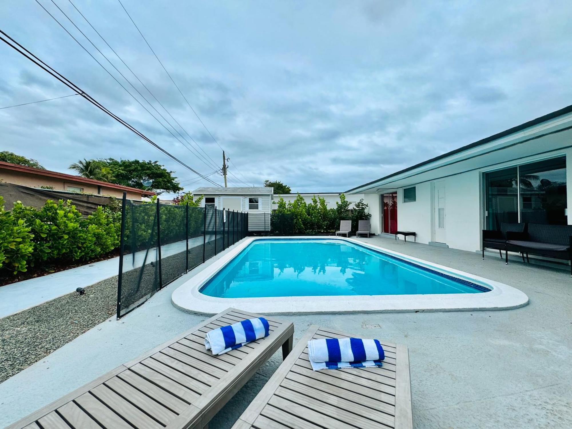 Tropical Villa Pool Courtyard & Garden View Fort Lauderdale Buitenkant foto