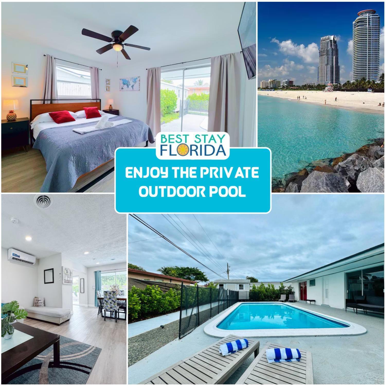 Tropical Villa Pool Courtyard & Garden View Fort Lauderdale Buitenkant foto